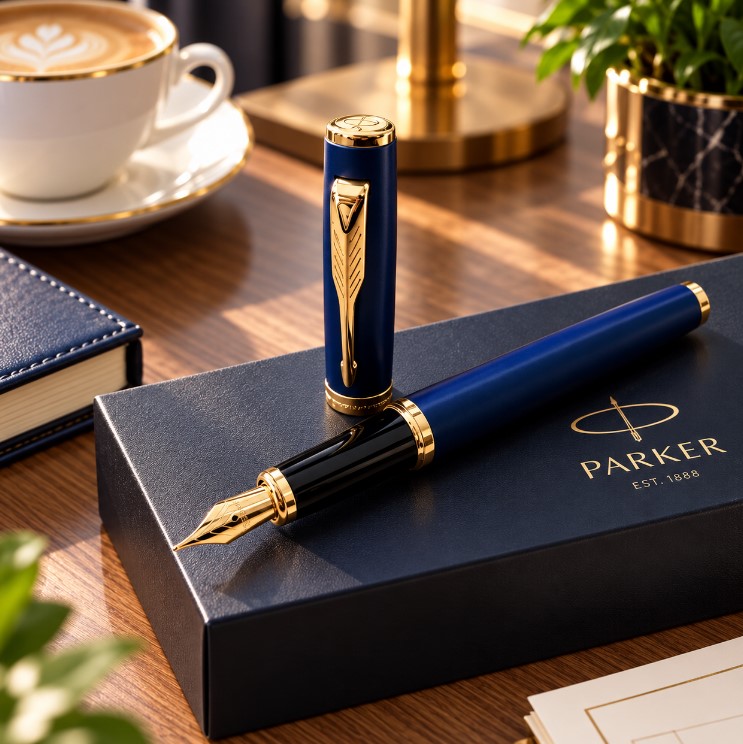 Писалка Parker Meridian Blue GT със син лакиран корпус